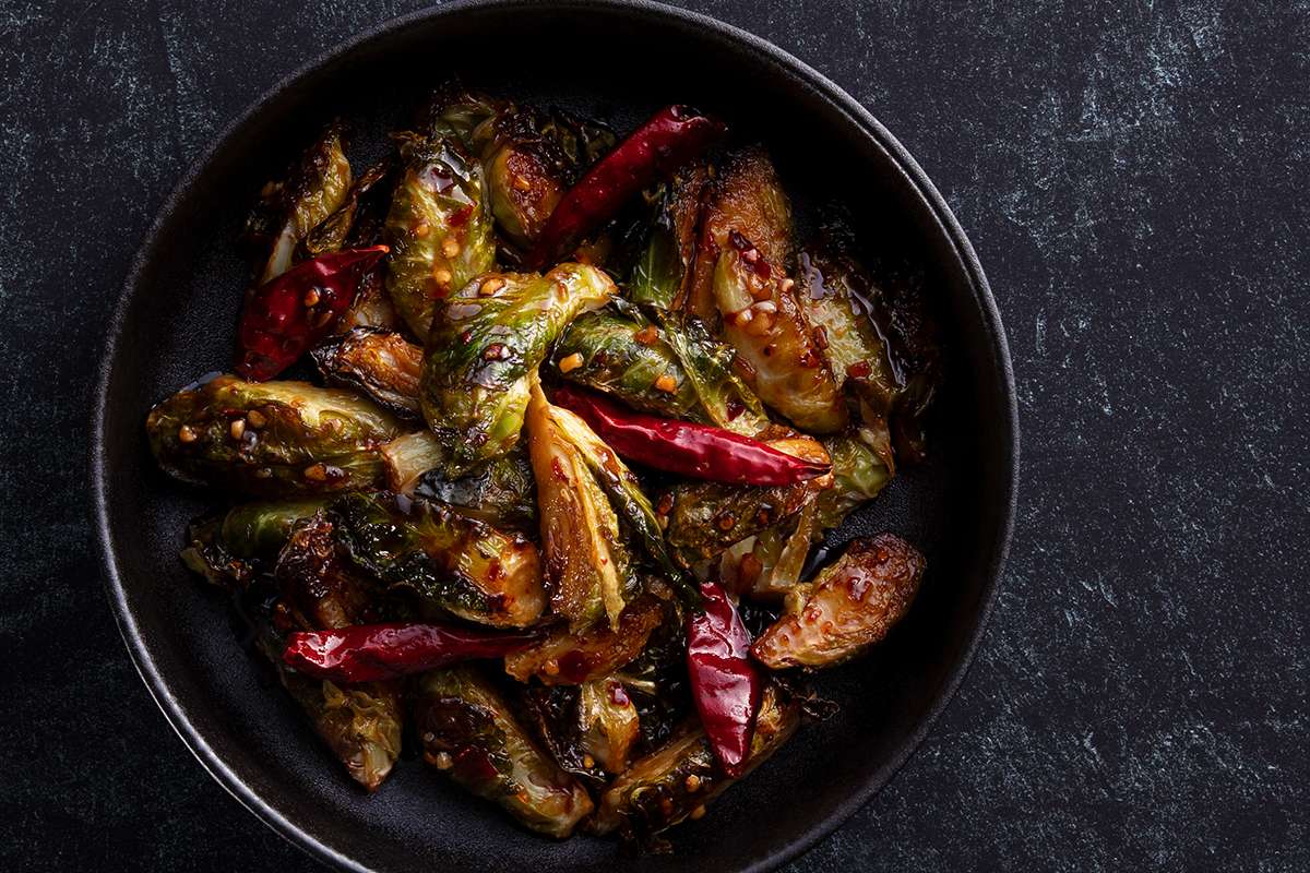 Kung Pao Brussels Sprouts