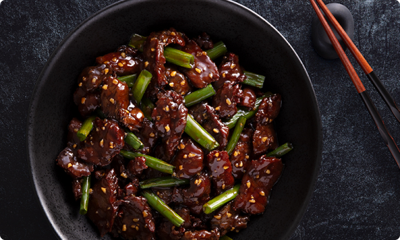 Mongolian Beef Ma Po Tofu